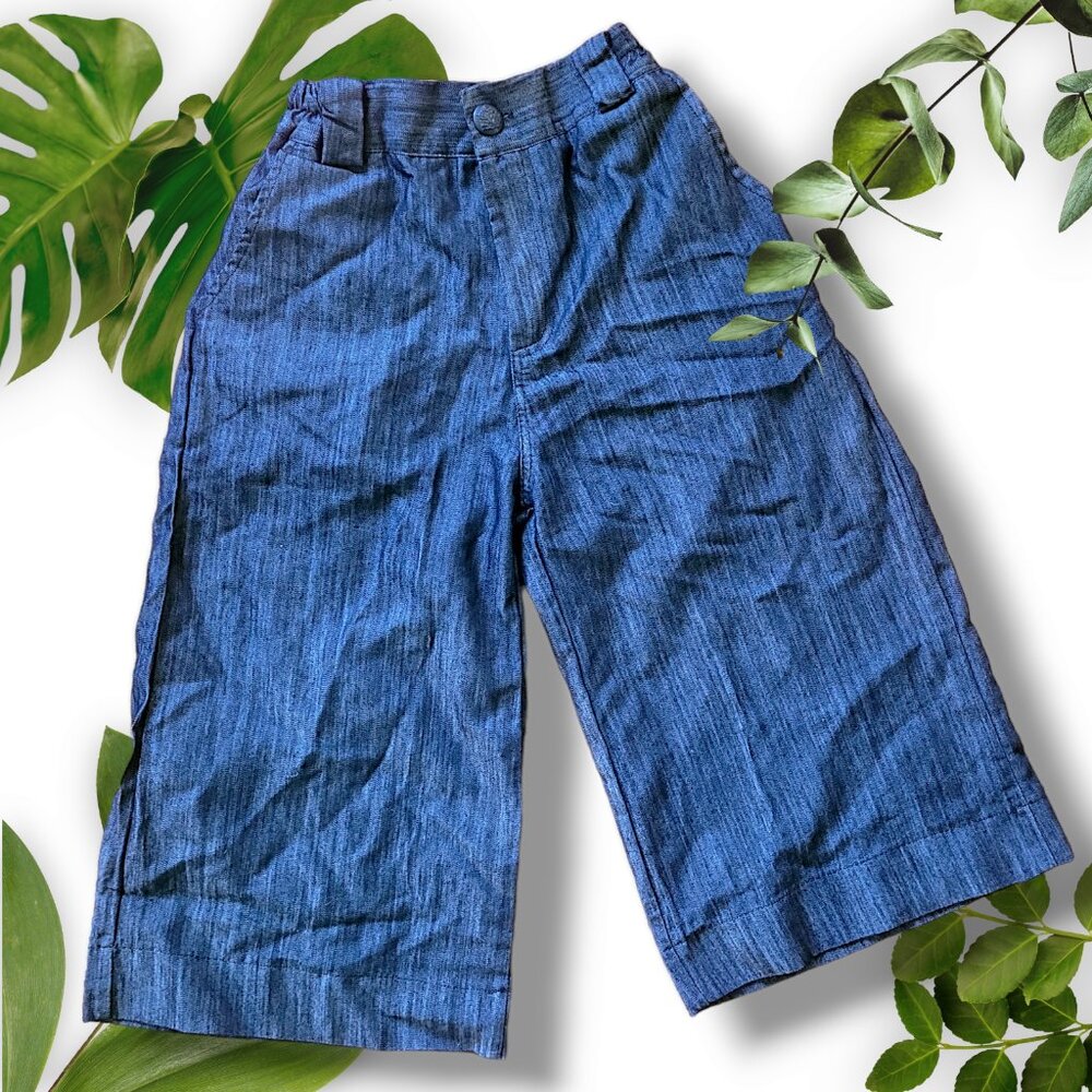 Dark Denim Culottes, Sz XS-S